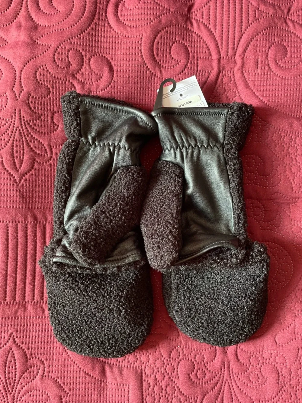 UGG Sherpa Fleece Flip Mittens